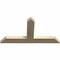 Ekena Millwork Portland Rough Sawn Timber Gable Bracket, Douglas Fir, 36"W x 19"H x 2"D x 4"F, 13/12 Pitch GBW036X19X0204POR00RDF - alternate 2